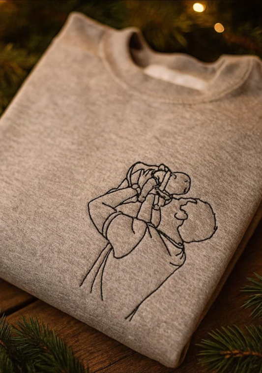 Line-Art Portrait | Personalisierte Kleidung