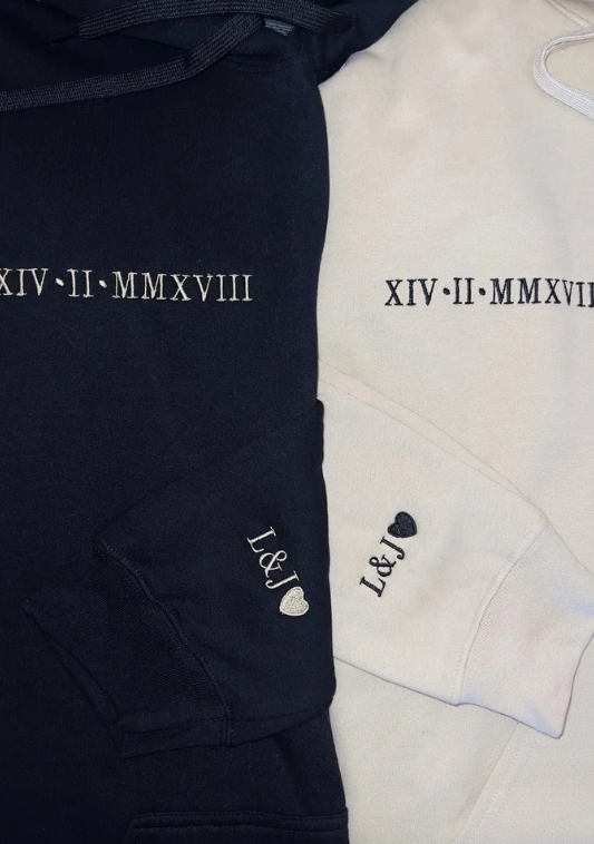 Römisches Datum | Personalisierte Kleidung