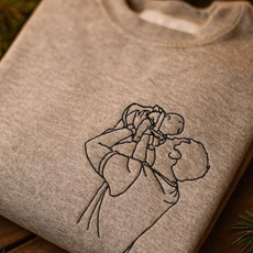 Line-Art Portrait | Personalisierte Kleidung