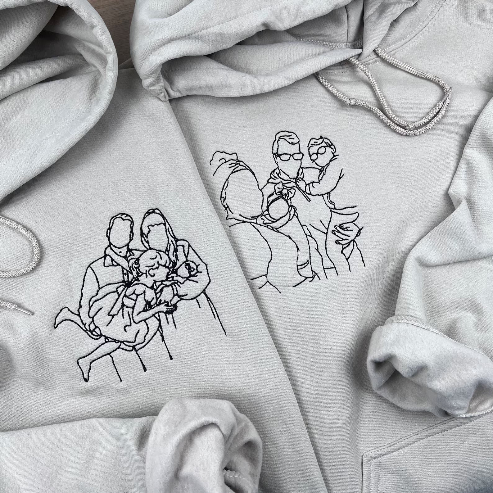 Line-Art Portrait | Personalisierte Kleidung